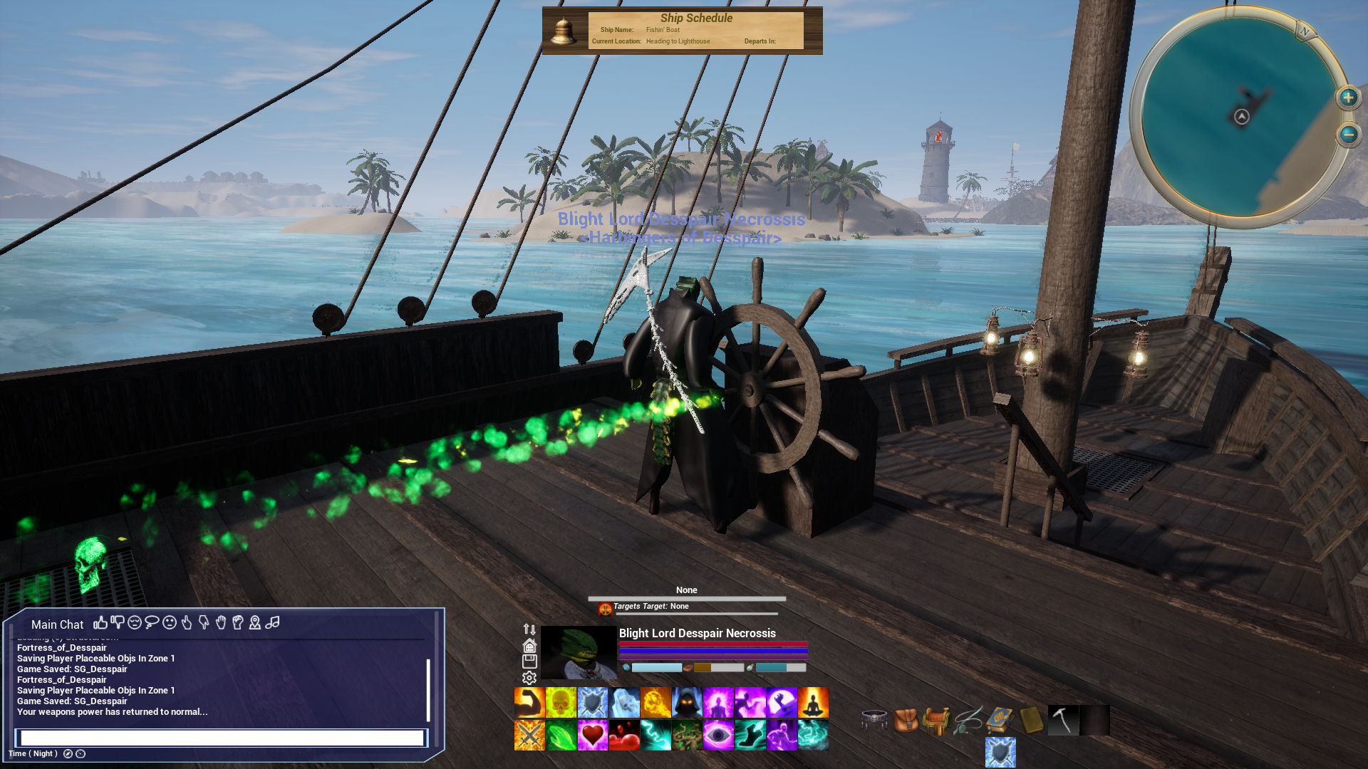 One of the handcrafted zones in Harbingers of Desspair